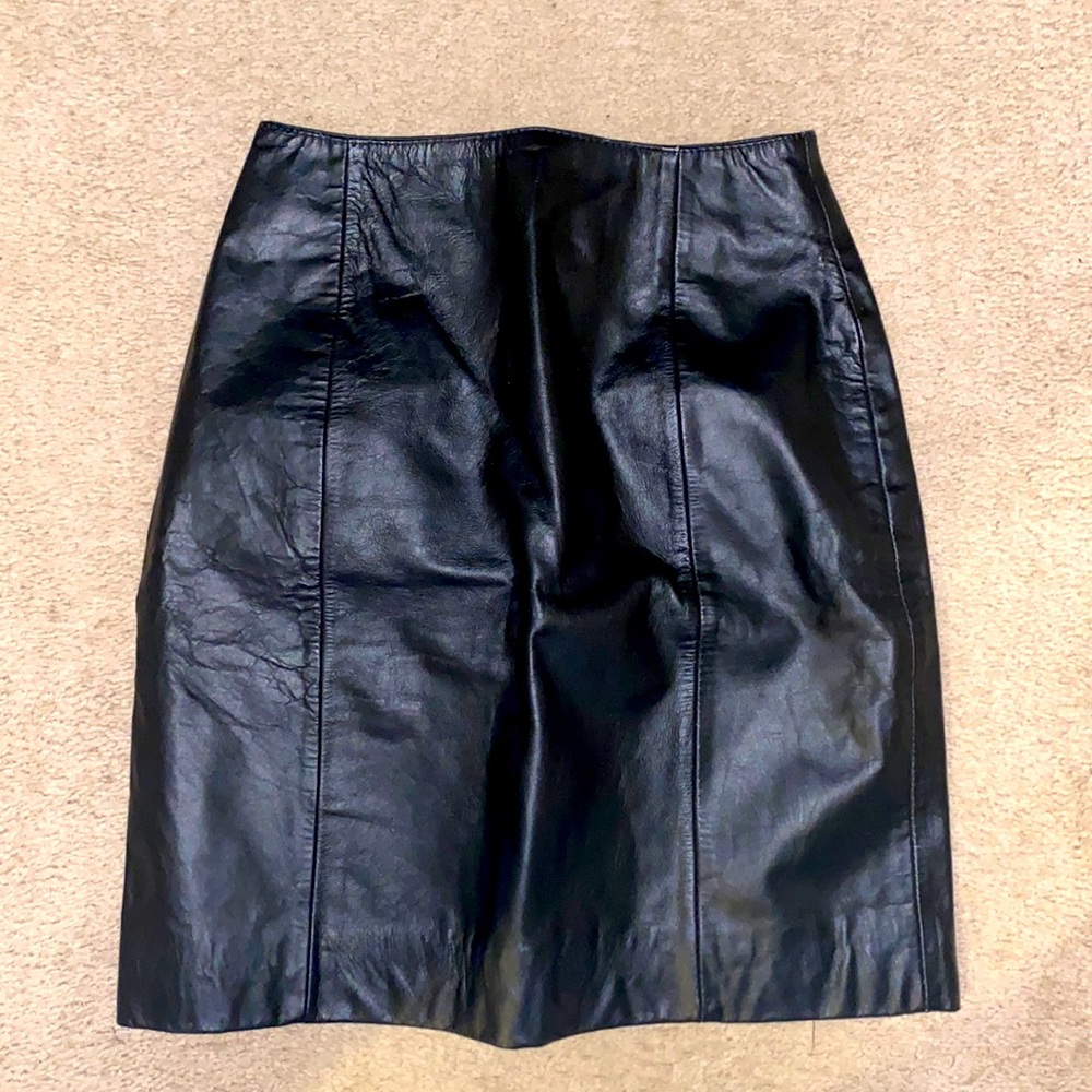 Beautiful leather skirt